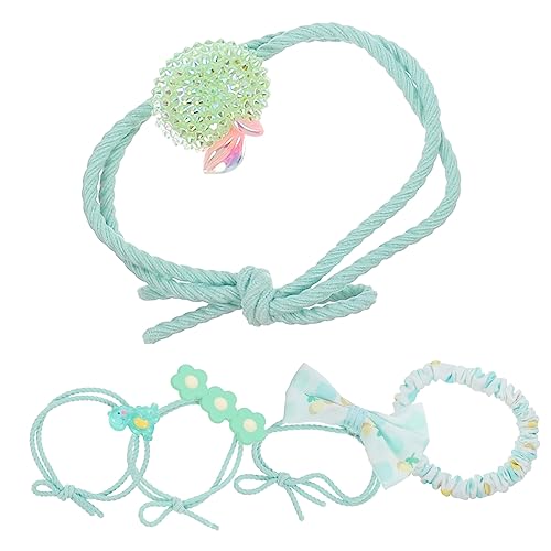 EXCEART 5st Haarband Haargummis Haarseile Haarschmuck Für Mädchen Bogenbänder, Seile Haarseil Für Frauen Pferdeschwanzhalter Haarschmuck Für Frauen Haarschleifen Kind Halterung Elastisch von EXCEART