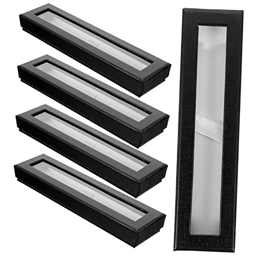 EXCEART Geschenkverpackung Box 5 Teilige Box „ “ Abdeckung Stiftetui Durchsichtiges Stiftetui Würfelgel Versandtaschen Lesezeichen Umschlag Behälter Mit Hochzeit von EXCEART