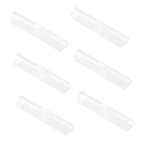 EXCEART 6 Stück Box Mäppchen Lagerung briefpapier Set schreibwaren Set Stifteschachtel Schreibwaren-Organizer federkästchen Pencil Box Aufbewahrungsbox für Stifte Bleistiftbehälter Plastik von EXCEART
