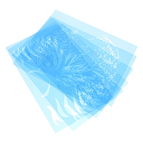 EXCEART 6stücke Teiliges Gesichts-make-up-schablonen Wiederverwendbare Vorlagen Für Halloween Und Kindergeburtstage Aus Langlebigem Pet-material Für Kreative Körperbemalung Und von EXCEART