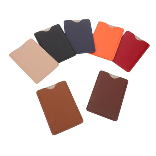 EXCEART 7 Stück PU Leder Kartenhüllen RFID Schutz gegen Datenklau Dünn und Leicht Schützende Bankkartenhüllen für und Damen Reisetauglich Passend für Geldbörsen und Taschen von EXCEART