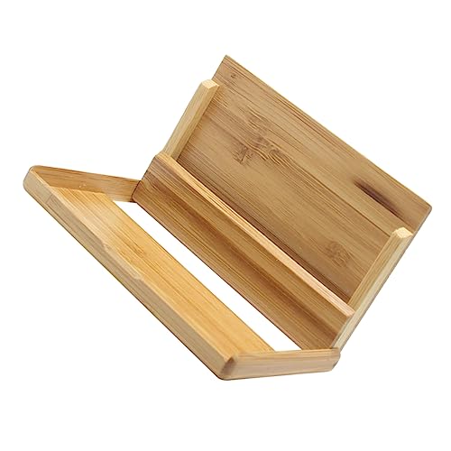 EXCEART Aufbewahrungsbox für Visitenkarten Dateispeicherhalter Halter für Visitenkarten Regal Kartenetui für Männer Kartenständer visitenkartenhalter Holz minimalistisch Aufbewahrungskiste von EXCEART