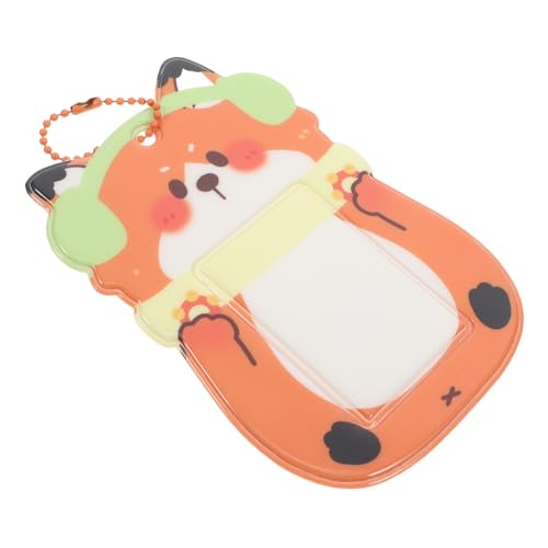 EXCEART Ausweishalter Aus PVC Mit Cartoon-tiermotiv Niedlich Für Und Fans Mehrzweck-kartenetui Mit Schlüsselanhänger-Design von EXCEART