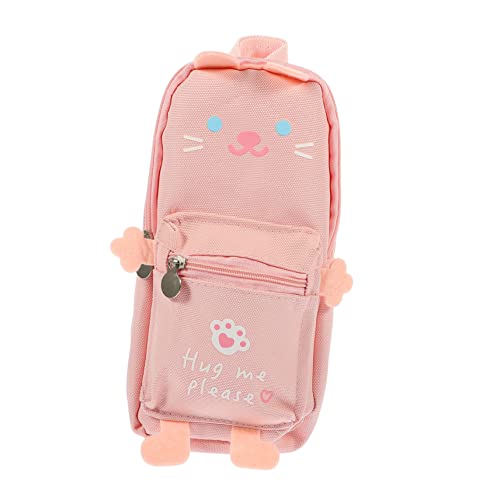 EXCEART Bleistifttasche Mit Reißverschluss Tragbare Aufbewahrungstasche Aus Segeltuch Für Täglichen Gebrauch Langlebiges Federmäppchen Für Stifte von EXCEART