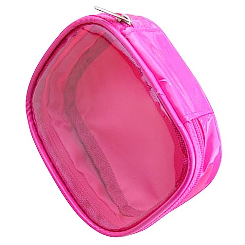 EXCEART Brillentasche Durchsichtige Kosmetiktaschen Reisekosmetiktasche Toilettenartikel-Organizer Tragetasche Für Toilettenartikel Klare Tragetaschen Pu Reißverschluss Reisen Reisetasche von EXCEART