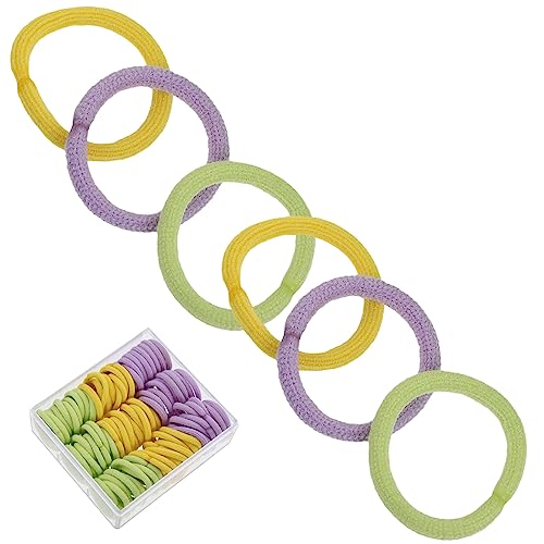 EXCEART 1 Schachtel Haarschmuck Süße Haargummis Bequeme Haarseile Elastische Pferdeschwanzhalter Süße Pferdeschwanzhalter Elastische Haarbänder Haarhalter Mädchen Damen Nylon Halterung von EXCEART