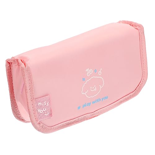EXCEART Federmäppchen Aus Segeltuch Schreibwarentasche Reißverschluss Waschbar Rutschfestes Design von EXCEART