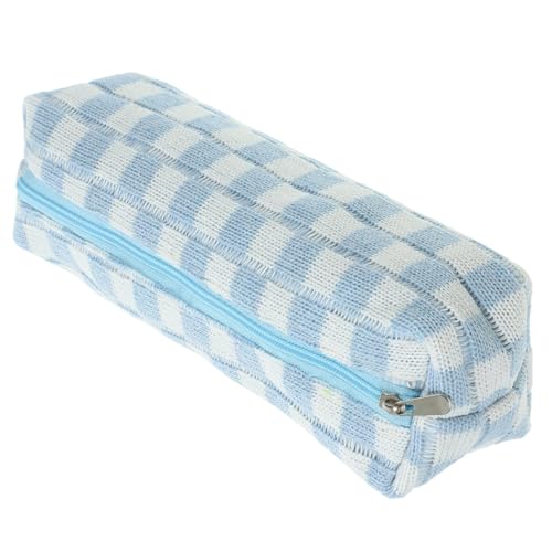 EXCEART Federmäppchen Im Schachbrettmuster Markierungen Multifunktions-mäppchen Make-up-bleistiftbeutel Multifunktions-bleistifttasche Entzückende Bleistifttasche Plüsch Polyester Sky-Blue EXCEART Federmäppchen Im Schachbrettmuster Markierungen Multifunktions-mäppchen Make-up-bleistiftbeutel Multifunktions-bleistifttasche Entzückende Bleistifttasche Plüsch Polyester Sky-Blue von EXCEART