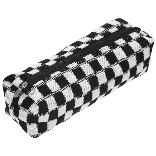 EXCEART Federmäppchen im Schachbrettmuster Beutel Korb Sieb Filet schreibwaren Organizer stifte aufbewahrung praktisches Schreibwarenetui Multifunktions-Bleistifttasche Polyester Black EXCEART Federmäppchen im Schachbrettmuster Beutel Korb Sieb Filet schreibwaren Organizer stifte aufbewahrung praktisches Schreibwarenetui Multifunktions-Bleistifttasche Polyester Black von EXCEART