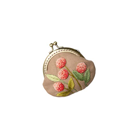 EXCEART Geldbörse Kinder Geldbörse Mini Hasp Handtasche ünzb?rsen Material Geldb?RSE DIY Kit ?RSE Minigeldb?RSE Klippverschluss Portemonnaie Coin Purse für ? Pattern 6 Coin Purse ünzbeutel von EXCEART