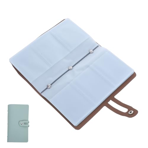 EXCEART Geschäftskartenhalter Kreditkartenaufbewahrung Portabler Kartenhalter geschäftliche Kreditkarte Boxzubehörschutz Spielkartenbehälter Kreditkartenorganisator PVC Light Green von EXCEART