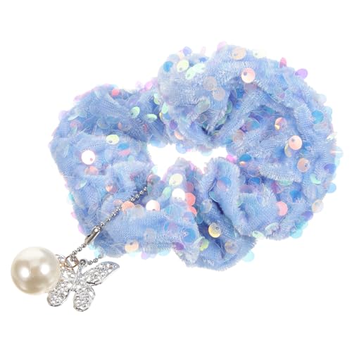 EXCEART Pailletten-haargummi Elastische Gummibänder Mit Pailletten Haargummis Für Lockiges Und Glattes Haar Dekorative Haarschmuck Für Mädchen Und Frauen von EXCEART