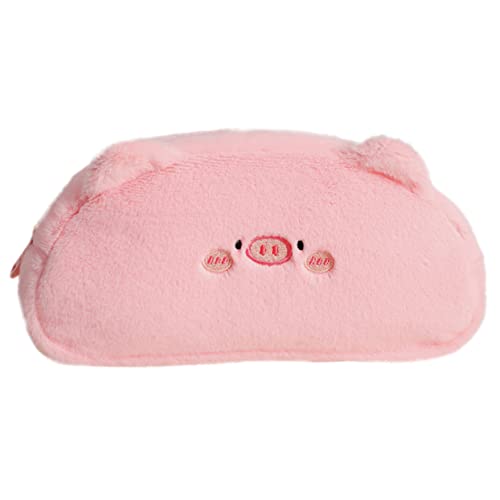 EXCEART Stiftetasche Mit Großem Fassungsvermögen Aus Plüsch Dekorative Schreibwarentasche Mit Reißverschlussdesign Große Stifteaufbewahrungstasche Für Studenten von EXCEART