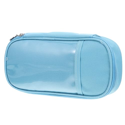 EXCEART Großkapazität Stiftetui Aus Hochwertigem Zipper Pencil Case Organizer Für Studenten Für Lange Lineale Für Schule von EXCEART