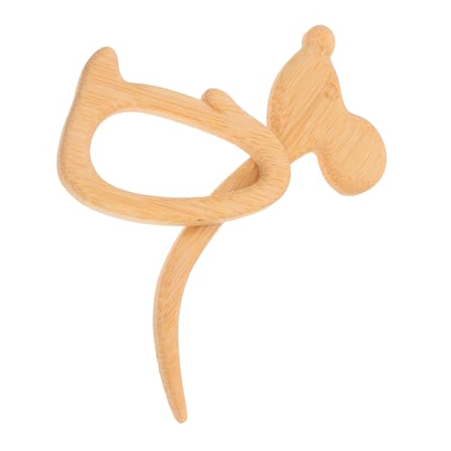 EXCEART Holz Maus Brosche Damen Tiermotiv Anstecknadel Handgefertigt Leicht Tragbar Vielseitig Für Schals Mäntel Taschen Alltag Festliche Outfits von EXCEART