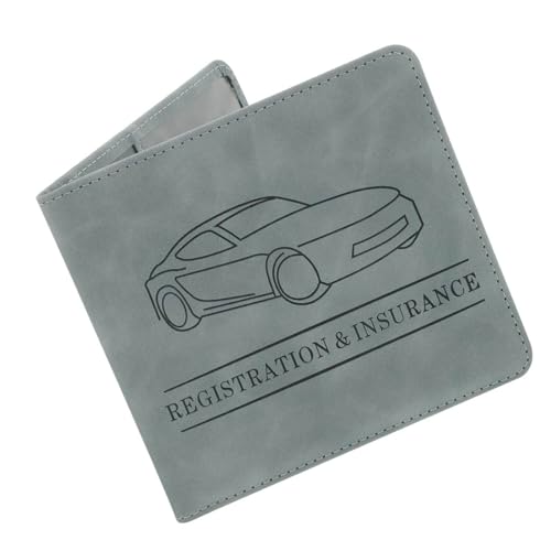 EXCEART Informationsordner Versicherungskarteninhaber Kartenhalter Für Telefon Zubehör Für Die Autoorganisation Geldbörse Mit Ausweishalter Autokarten-geldbörse Frauen Autozubehör Fall Pu von EXCEART