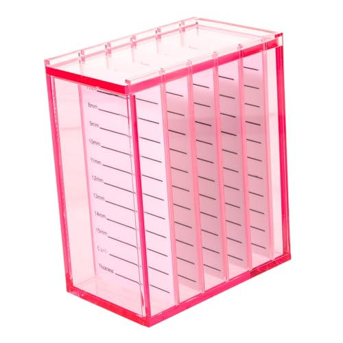 EXCEART Kasten Fünfschichtige Aufbewahrungsbox Für Wimpernverlängerungen Aus Acryl Aufbewahrungsbox Für Falsche Wimpern Wimpern-display-organizer Wimper Fall Halterung Reisen Schreibtisch von EXCEART