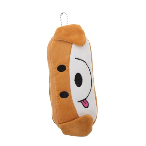 EXCEART Bleistifttasche Mit Cartoon-tiermotiv Plüschiges Federmäppchen Mit Reißverschluss Großes Fassungsvermögen Für Schulsachen Für Junge Mädchen Und Schüler von EXCEART