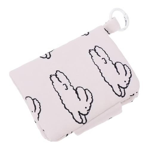 EXCEART Kleines Kartenportemonnaie Mit Schlüsselanhänger Damen Einfache Brieftasche Münzbörse Für Frauen Süßes Kartenetui Organisierter Aufbewahrung Kompakt Und Tragbar von EXCEART