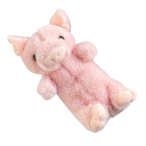 EXCEART Kleines rosa Schweinchen-Federmäppchen Weiches Federmäppchen süßes Federmäppchen Bleistifthalter Tasche für Stifte kreative Bleistifttasche Multifunktion Schreibwaren-Box schmücken von EXCEART