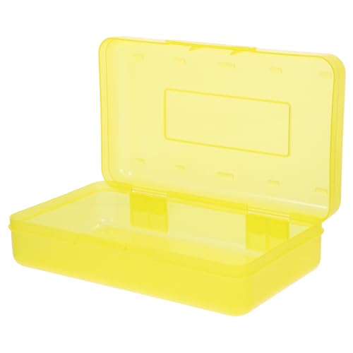 EXCEART Leichter Buntkastenhalter Transparente Stifte Box Für Wiederverwendbare Bleistift Aufbewahrung Einfaches Design Für Schule Und Kunstbedarf von EXCEART