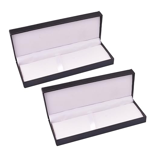 EXCEART Pu-Leder-schreibwarenbox 2 Stück Stiftebox Modisches Federmäppchen Tragbar Für Unternehmen Schwarz EXCEART Pu-Leder-schreibwarenbox 2 Stück Stiftebox Modisches Federmäppchen Tragbar Für Unternehmen Schwarz von EXCEART