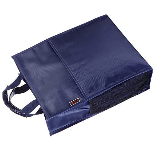 EXCEART Oxford Dokumenten Organizer Mit Reißverschluss Und Tragbarem Griff Großer Dreischichtiger Aktenordner Für Schule Und von EXCEART