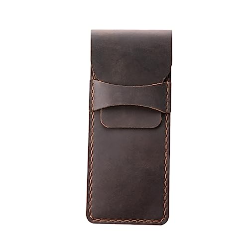 EXCEART Retro Stiftetui Handgefertigte Bleistift Schutzhülle Stift Aufbewahrungstasche Für Zuhause Büro Und Schule von EXCEART