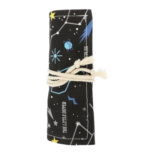 EXCEART Bleistifttasche Aus Segeltuch 36 Steckplätze Aufrollbarer Stift-Organizer Für Faserstifte Bleistifte Aquarellwerkzeuge von EXCEART