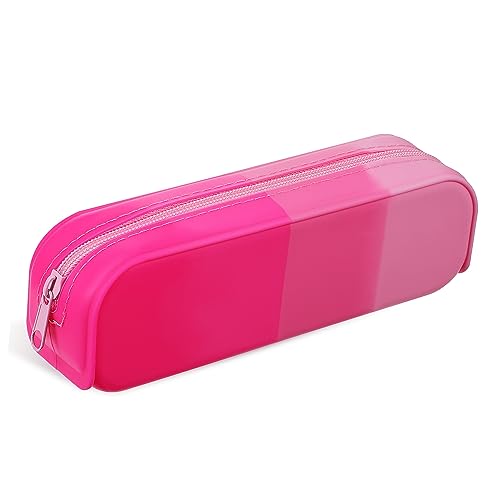 EXCEART Einfaches Federmäppchen (rosa) Bleistiftbox Bleistiftbeutel Rosa Federmäppchen Pinselabdeckung Bilden Kleine Make-up-Organizer-Box Make-up-pinseletui Kieselgel Kosmetik Student EXCEART Einfaches Federmäppchen (rosa) Bleistiftbox Bleistiftbeutel Rosa Federmäppchen Pinselabdeckung Bilden Kleine Make-up-Organizer-Box Make-up-pinseletui Kieselgel Kosmetik Student von EXCEART