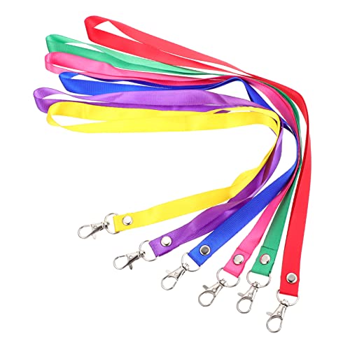 EXCEART Schleife 6 Stück Band-Lanyards Umhängeband Umhängeband Ausweishülle Ausweisband Schlüsselanhänger Umhängeband Ausweis-Abzeichen Umhängeband Umhängeband Name Halsseil Schlüsselband von EXCEART