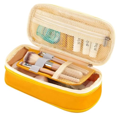 EXCEART Schreibwarentaschen Gelbe Stifttasche Federmäppchen Multifunktional Und Tragbar Für Studenten EXCEART Schreibwarentaschen Gelbe Stifttasche Federmäppchen Multifunktional Und Tragbar Für Studenten von EXCEART