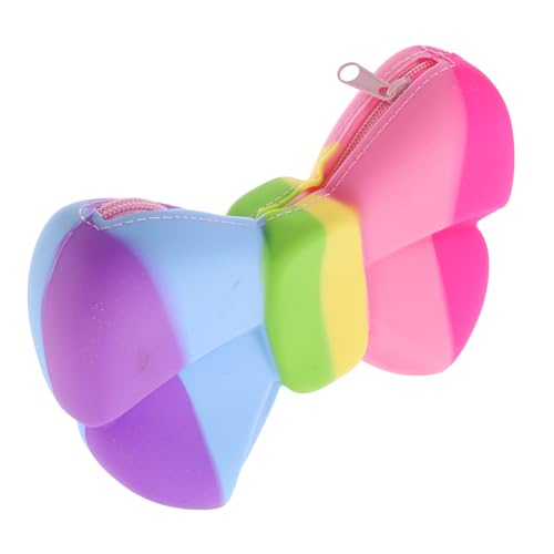 EXCEART Silikon Federmäppchen Für Damen Leichtes Stiftetui Mit Großem Fassungsvermögen Zur Aufbewahrung Von Schreibwaren Und Kosmetik Praktische Stiftschutzhülle von EXCEART