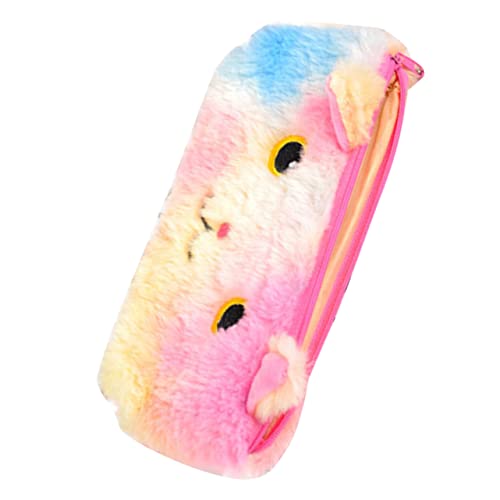 EXCEART Plüsch-stiftetasche Für Bleistifttasche Federmäppchen Aus Plüsch Bleistifttasche Mit Reißverschluss Stiftetasche Für Stifte Federmäppchen Für Schule von EXCEART