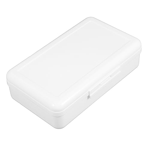 EXCEART Bleistifttasche Mit Tragegriff Großes Stifteetui Aus Kunststoff Transparentes Plastiketui Zum Malen Federmäppchen Zum Organisieren Bleistift-schreibwarenbox von EXCEART