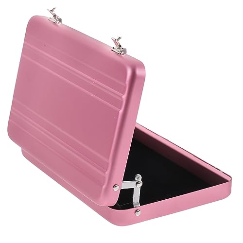 EXCEART Visitenkartenetui - Herren-kartenhalter Aluminium-Aktentasche Kartenetui Visitenkartenhalter Tischbildbox von EXCEART