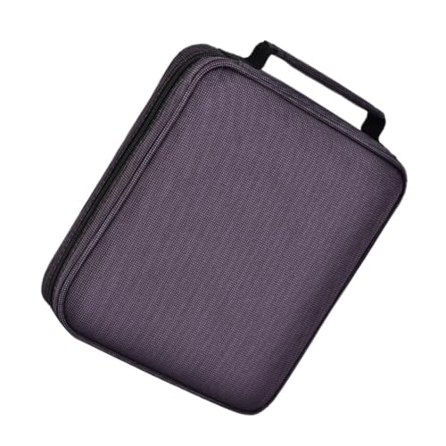 EXCEART Tragbare Schreibwarentasche Tasche Für Zeichenstifte Buntstiftetui Make-up-Taschen-Organizer Groß Kinder Bleistifte Multifunktion Veranstalter Violett Schrubbtuch Männer Und Frauen von EXCEART