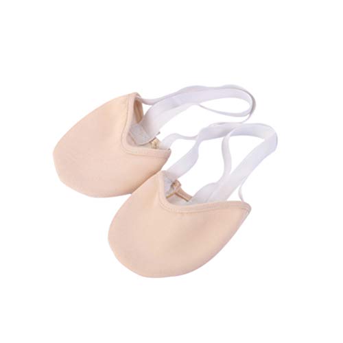 Leinwand Pirouette Dance Schuh Dance Halb Sole Leinwand Schuhe Dance Drehen Schuhe Pirouette Halb Sohle Schuhe Stretch Leinwand Ballett Dance Schuhe Dance Pirouette Schuh für von EXCEART