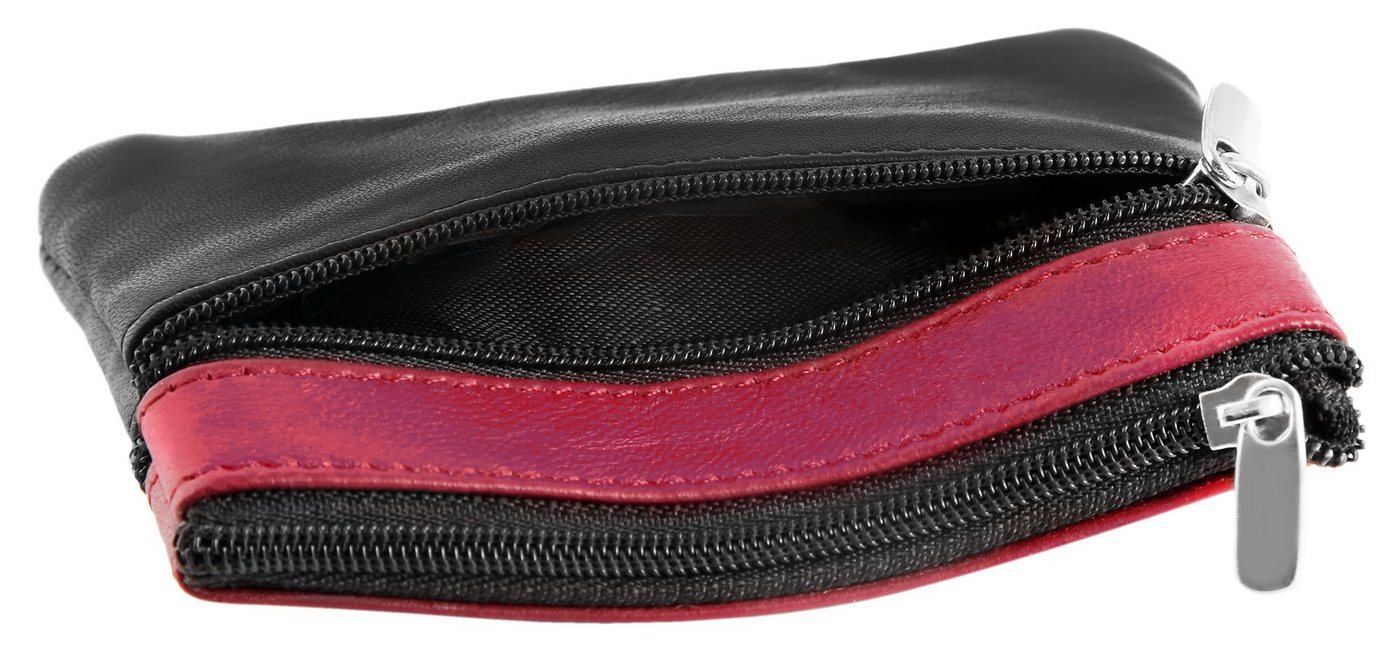 EXCELLANC Geldbörse EX0455 Schlüsselbeutel aus Echtleder, bunt, verschiedene Farben von EXCELLANC