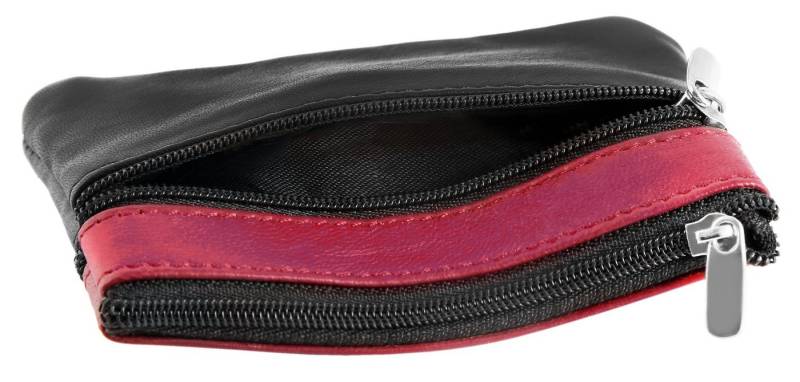 EXCELLANC Geldbörse EX0455 Schlüsselbeutel aus Echtleder, bunt, verschiedene Farben von EXCELLANC