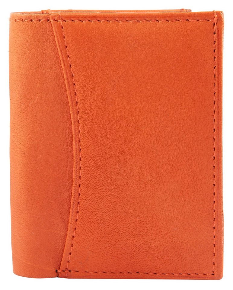 EXCELLANC Geldbörse Maysin Echtleder, Hochformat, 10,4 cm x 7,8 cm von EXCELLANC