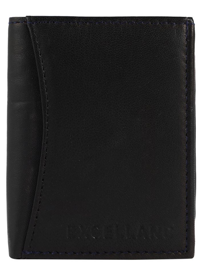 EXCELLANC Geldbörse Maysin Echtleder, Hochformat, 10,4 cm x 7,8 cm von EXCELLANC