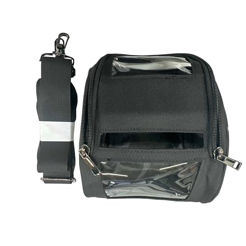 EXCEPRINT Tragetasche für Zebra ZQ520 & ZQ521 – Tragbare Thermo-Etikettendrucker-Tasche mit Schultergurt, einfacher Transport und Schutz, bequemer Etikettenzugriff, Schwarz von EXCEPRINT