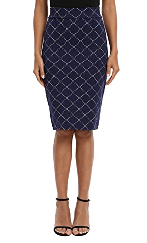 EXCHIC Figurbetonter Midi-Bleistiftrock für Damen, hohe Taille, #5, Klein von EXCHIC