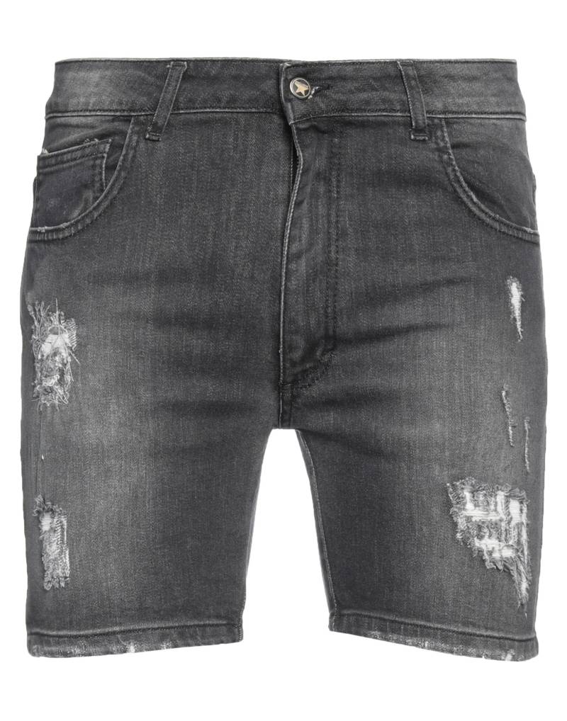 EXCLUSIVE Paris Jeansshorts Herren Schwarz von EXCLUSIVE Paris