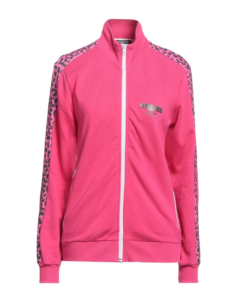 EXCLUSIVE Paris Sweatshirt Damen Fuchsia von EXCLUSIVE Paris