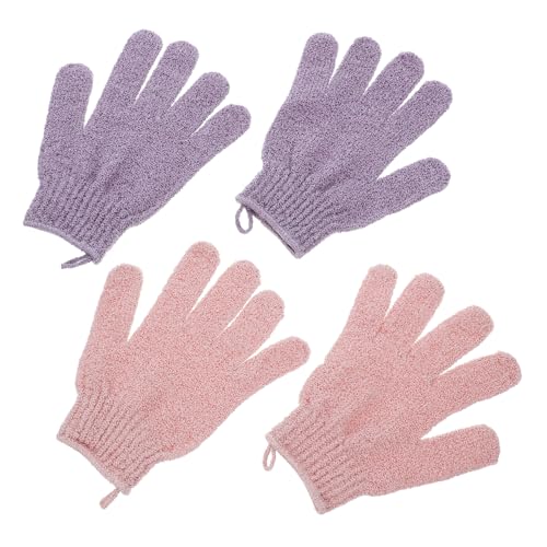 EXHUMKY 2 Paare Badetuchhandschuhe Wäsche waschen Körper Peeling Peeling-Fäustlinge Peelinghandschuhe für den Körper Peeling-Duschhandschuhe für Frauen Dusch-Peelinghandschuh Polyester EXHUMKY 2 Paare Badetuchhandschuhe Wäsche waschen Körper Peeling Peeling-Fäustlinge Peelinghandschuhe für den Körper Peeling-Duschhandschuhe für Frauen Dusch-Peelinghandschuh Polyester von EXHUMKY
