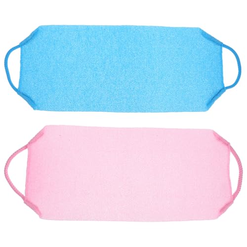 EXHUMKY 2stücke Rückenschrubber Für Körperpeeling Peeling-handtücher Für Männer Und Frauen Badewaschtücher Zum Entfernen Abgestorbener Hautzellen von EXHUMKY