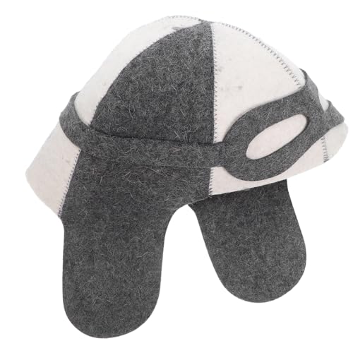 EXHUMKY Saunahut Aus Filz Kopfbedeckung Für Damen Und Herren Schützt Haar Beim Atmungsaktiv Langlebig Für Sauna Und Spa von EXHUMKY