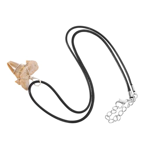 EXHUMKY Haifischzahn Anhänger für Männer mit Lederkette für Surfer und Outdoor Aktivitäten Perfektes für Freunde und Familie an Besonderen Anlässen EXHUMKY Haifischzahn Anhänger für Männer mit Lederkette für Surfer und Outdoor Aktivitäten Perfektes für Freunde und Familie an Besonderen Anlässen von EXHUMKY